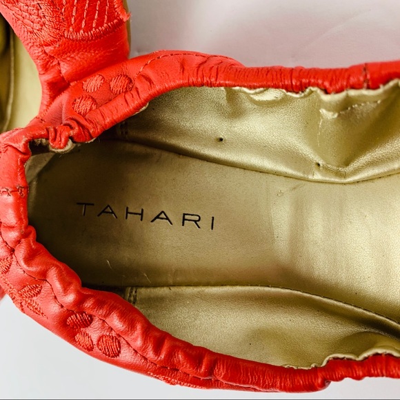Tahari Vivian / Floral Embroider Ballet Flat - Picture 4 of 8